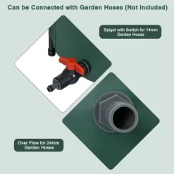 Costway 53 Gallon Portable Rain Barrel Water Collector Collapsible Tank W/Spigot Filter -Quality Garden Outdoor Store GUEST 00b78fd1 401e 41fe 8f43 10ed2b6fea7d