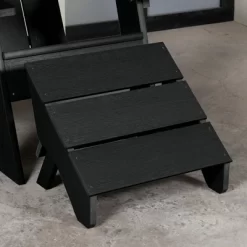 Italica Outdoor Modern Folding Ottoman - Highwood