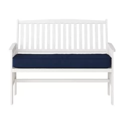 Outdoor Bench - Whitewash - CorLiving -Quality Garden Outdoor Store GUEST 018bda94 4a2b 48b8 8dc1 284830151646
