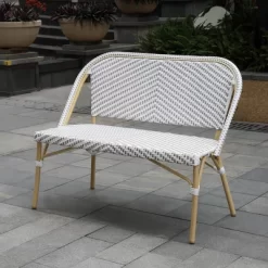 Alertis Patio Wicker Bench - MiBasics -Quality Garden Outdoor Store GUEST 018c855e e8de 47cb bfd5 c21d52455721