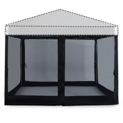 Aoodor Canopy Mesh Sidewall Replacement With 2 Side Zipper For 10' X 10' Pop Up Canopy Tent (Mosquito Net Only) -Quality Garden Outdoor Store GUEST 0217f91b c9b6 4742 a08b bda62ab66c1f