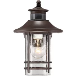 John Timberland Galt Outdoor Mission Wall Light Fixture Oil Rubbed Bronze Motion Sensor Dusk To Dawn 11 1/4" Seedy Glass For Post Exterior Barn Deck 9 John Timberland Galt Outdoor Mission Wall Light Fixture Oil Rubbed Bronze Motion Sensor Dusk To Dawn 11 1/4" Seedy Glass For Post Exterior Barn Deck -Quality Garden Outdoor Store GUEST 0515dd8f f3eb 4799 9f49 a1d6c0865969