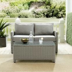 Bradenton Outdoor Wicker Sofa & Coffee Table Set - Crosley 14 Bradenton Outdoor Wicker Sofa & Coffee Table Set - Crosley -Quality Garden Outdoor Store GUEST 06807ae5 1c6e 47aa a9f1 f51d80e767ea