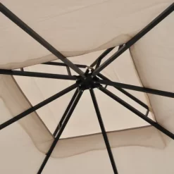 Outsunny 10'x10' Outdoor Patio Gazebo Canopy Metal Canopy Tent With 2-Tier Roof And Mesh Netting For Backyard -Quality Garden Outdoor Store GUEST 0725beea e96e 4609 b372 e07fb5cc39f8