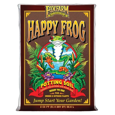 Foxfarm FX14047 + FX14053 Happy Frog Potting Soil Mix And Ocean Forest 6.3-6.8 PH Garden Potting Soil Mix For Nurturing Plants, (2 Pack) 1 Foxfarm FX14047 + FX14053 Happy Frog Potting Soil Mix And Ocean Forest 6.3-6.8 PH Garden Potting Soil Mix For Nurturing Plants, (2 Pack)