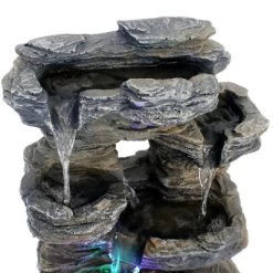 Sunnydaze Decor Sunnydaze Indoor Decorative Five Stream Rock Cavern Tabletop Water Fountain With Multi-Colored LED Lights - 13" -Quality Garden Outdoor Store GUEST 07bbe821 e7e2 4844 9219 847a30ddba25