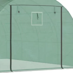 Outsunny Walk-in Tunnel Greenhouse With 2 Zippered Mesh Doors Upgraded Hot House, Green, 13' X 10' X 6.5' -Quality Garden Outdoor Store GUEST 0942f4bd 751f 4d36 b00d 0ac0395e2c60
