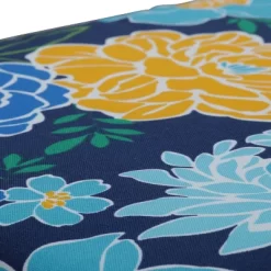 2pk Outdoor/Indoor Reversible Chair Pad Set Spring Bling Blue - Pillow Perfect -Quality Garden Outdoor Store GUEST 097508f9 6b6b 4de0 bcd3 44427c41d36e