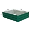 Costway 47"x35.5" Patio Raised Garden Bed Vegetable Flower Plant Dark Green New