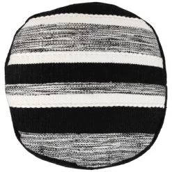 Northlight 18" Black And White Striped Outdoor Woven Pouf Ottoman -Quality Garden Outdoor Store GUEST 0bd09b1c 9dbb 4b24 a600 e1350bc4f9b4