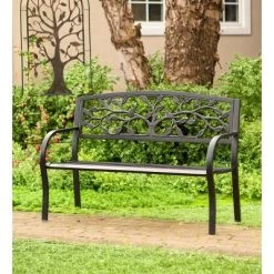 Plow & Hearth - Arched Metal Garden Trellis With Symbolic Tree Of Life Design, Weather-Resistant, Antique Copper -Quality Garden Outdoor Store GUEST 0c9a1870 ab0c 4dee ab50 881d9f41d352