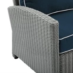 Bradenton 7pc Outdoor Wicker Sofa And Arm Chair Seating Set With Coffee Table, Side Table And 2 Ottomans - Navy/Gray - Crosley 18 Bradenton 7pc Outdoor Wicker Sofa And Arm Chair Seating Set With Coffee Table, Side Table And 2 Ottomans - Navy/Gray - Crosley -Quality Garden Outdoor Store GUEST 0d5e9407 25e3 43e2 9c3a 8857a4897c5e