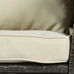 6pc Outdoor Wicker Set With Loveseats, Sofa, Chair, Coffee Table & Bench - Beige - GODEER -Quality Garden Outdoor Store GUEST 0d8ea265 3c63 4628 8bac 211bc0032fa1