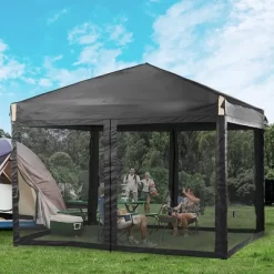 Aoodor 10' X 10' Pop Up Canopy Tent With Removable Mesh Sidewalls, Portable Instant Shade Canopy With Roller Bag 12 Aoodor 10' X 10' Pop Up Canopy Tent With Removable Mesh Sidewalls, Portable Instant Shade Canopy With Roller Bag -Quality Garden Outdoor Store GUEST 0db4d0a0 b585 4b49 b584 24daef4dad2e