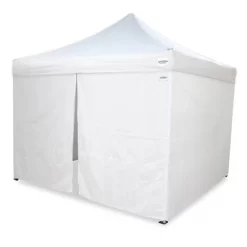 Caravan Canopy V-Series 10 X 10' 2 Straight Leg Sidewall Kit And M-Series Pro 2 10 X 10 Foot Shade Tent With Roller Bag For Recreational Use -Quality Garden Outdoor Store GUEST 0f4eded2 6eef 4628 be3f fa798ac642ff