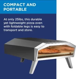 Westinghouse Gas-Powered Artisan Outdoor Pizza Oven - Stainless Steel Portable Pizza Ovens -Quality Garden Outdoor Store GUEST 0fe8504e a9e0 4637 a46c 55db57a8f26e