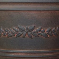 Sunnydaze Decor Sunnydaze Indoor/Outdoor Patio, Garden, Or Porch Weather-Resistant Double-Walled Laurel Flower Pot Planter - 13" - Rust Finish -Quality Garden Outdoor Store GUEST 105c861b c57b 4aba bcc3 66bbda30f015