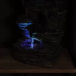 Sunnydaze Decor Sunnydaze Indoor Decorative Five Stream Rock Cavern Tabletop Water Fountain With Multi-Colored LED Lights - 13" -Quality Garden Outdoor Store GUEST 109f3981 9c43 4144 a7d9 ad7a2799cccf