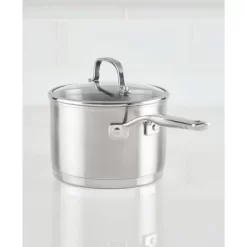 KitchenAid 3qt 3-Ply Blasé Stainless Steel Induction Saucepan With Lid Silver -Quality Garden Outdoor Store GUEST 1380a0c3 8789 4a4b 8c09 6bcee0ce5d88