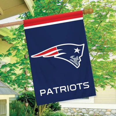 Briarwood Lane New England Patriots House Flag NFL Licensed 28" X 40" 2 Briarwood Lane New England Patriots House Flag NFL Licensed 28" X 40" - Image 2
