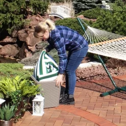 Sunnydaze Decor Sunnydaze Rattan Design Outdoor Side Table With Storage - 11.5-Gal. -Quality Garden Outdoor Store GUEST 1487dad2 31ce 4de9 8a2f 72d0d7f1f03d