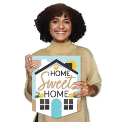 Big Dot Of Happiness Welcome Home Housewarming - Outdoor Home Decorations - Double-Sided New Sweet Home Garden Flag - 12 X 15.25 Inches -Quality Garden Outdoor Store GUEST 161d9673 745d 4e35 8a02 9f93b5529a3c