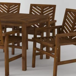 7pc Slatted Chevron Acacia Patio Dining Set - Saracina Home 19 7pc Slatted Chevron Acacia Patio Dining Set - Saracina Home -Quality Garden Outdoor Store GUEST 18f89f83 40cb 48ac b432 ca6ce9410d4b