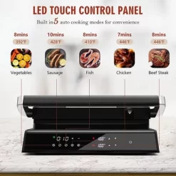 Costway Electric Panini Press Grill 1200W Sandwich Maker With Independent Temperature Control & Removable Drip Tray -Quality Garden Outdoor Store GUEST 19618fd5 032a 4174 a65f e763197c7376