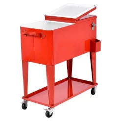 Costway 80-quart Cooler Beer Cart Outdoor Entertaining Rolling Party Steel Bar Bistro -Quality Garden Outdoor Store GUEST 1c6a2ceb a9d2 4d57 9b3e dc18990d814d