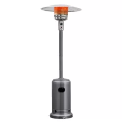 Costway 48000 BTU Patio Standing LP Gas HeaterStainless Steel Propane W/ Wheels -Quality Garden Outdoor Store GUEST 1cb29eeb 3381 4e08 a16b 2592d4611a67