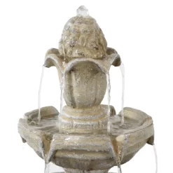 Sunnydaze Decor Sunnydaze 48"H Electric Fiberglass 3-Tier Outdoor Water Fountain -Quality Garden Outdoor Store GUEST 1ce99703 3ee6 4f69 b85f b241b6d5ab11