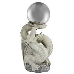 Design Toscano Sir Sagremor's Dragon Sculpture With Gazing Orb