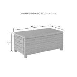 Bradenton 4pc Outdoor Wicker Conversation Set - Crosley -Quality Garden Outdoor Store GUEST 1d9fb72c e07c 43f8 8e03 fff282903fb2