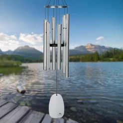 Woodstock Wind Chimes Signature Collection, Bells Of Paradise, 32'' Wind Chimes For Patio Outdoor Garden Decor