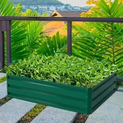 Costway 47"x35.5" Patio Raised Garden Bed Vegetable Flower Plant Dark Green New -Quality Garden Outdoor Store GUEST 1de320af 077a 4e46 8e27 ea8966834263