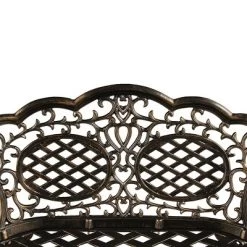 Ornate Traditional Aluminum Patio Bench - Bronze - Oakland Living -Quality Garden Outdoor Store GUEST 1e11f6dd 2a51 42b7 ae82 068185a893f5