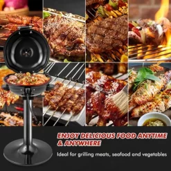 Costway Portable 1600W Electric BBQ Grill With Temperature Control & Grease Collector Red/Black -Quality Garden Outdoor Store GUEST 1e34217a 44c1 4a3b b88a 853b236d4d07