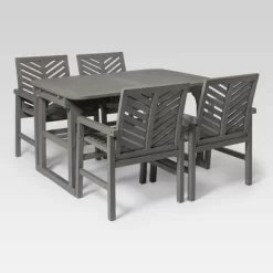 5pc Slatted Extendable Acacia Wood Patio Dining Set - Saracina Home 16 5pc Slatted Extendable Acacia Wood Patio Dining Set - Saracina Home -Quality Garden Outdoor Store GUEST 1eb62831 b93a 4eb8 ba69 955190a8982d