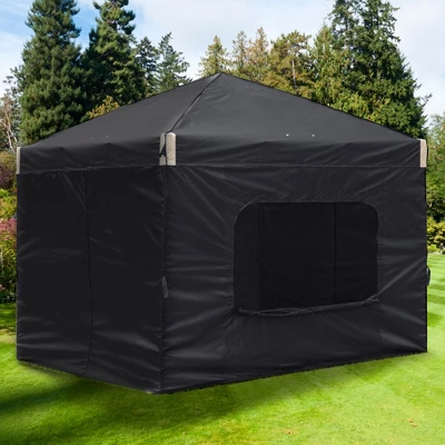Aoodor Canopy Sidewall Replacement With 2 Side Zipper And Windows For 10' X 10' Pop Up Canopy Tent (Sidewall Only) 2 Aoodor Canopy Sidewall Replacement With 2 Side Zipper And Windows For 10' X 10' Pop Up Canopy Tent (Sidewall Only) - Image 2