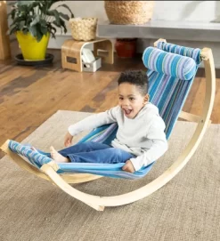 HearthSong - Kids Indoor Lightweight Wood And Blue Cotton Polyester Rocking Floor Hammock With Pillow, 50"L X 14"W 15 HearthSong - Kids Indoor Lightweight Wood And Blue Cotton Polyester Rocking Floor Hammock With Pillow, 50"L X 14"W -Quality Garden Outdoor Store GUEST 210bcd60 2c59 4d80 a311 63caa94eb12b