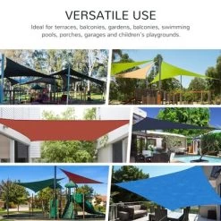 Outsunny 20' X 16' Sun Shade Sail Rectangle Sail Shade Canopy For Outdoor Patio Deck Yard -Quality Garden Outdoor Store GUEST 21cb8a42 b3fd 4de2 be1c ab27c7a8ea26