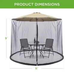 Best Choice Products 9ft Adjustable Bug Screen Accessory For Outdoor Patio Umbrella W/ Polyester Net, Fillable Base 11 Best Choice Products 9ft Adjustable Bug Screen Accessory For Outdoor Patio Umbrella W/ Polyester Net, Fillable Base -Quality Garden Outdoor Store GUEST 23726900 ba30 48c5 ab2f b87b86ced13a