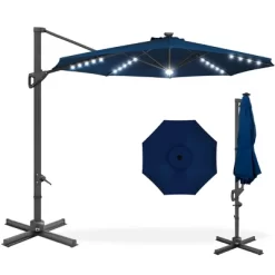 Best Choice Products 10ft 360-Degree Solar LED Cantilever Patio Umbrella, Outdoor Hanging Shade W/ Lights 24 Best Choice Products 10ft 360-Degree Solar LED Cantilever Patio Umbrella, Outdoor Hanging Shade W/ Lights -Quality Garden Outdoor Store GUEST 2435f912 dded 4465 a59e 472b4675da7e
