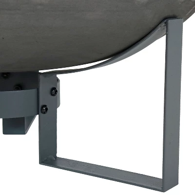 Sunnydaze Decor Sunnydaze Outdoor Camping Or Backyard Cast Iron With Heat Resistant Finish Modern Round Fire Pit Bowl With Stand - 23" - Bronze 2 Sunnydaze Decor Sunnydaze Outdoor Camping Or Backyard Cast Iron With Heat Resistant Finish Modern Round Fire Pit Bowl With Stand - 23" - Bronze - Image 2