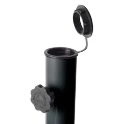 Patio Umbrella Stand Gray/Black - Corliving