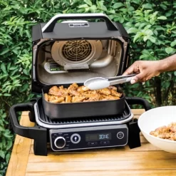 Ninja Woodfire Outdoor Grill & Smoker, 7-in-1 Master Grill, BBQ Smoker And Air Fryer With Woodfire Technology - OG701 -Quality Garden Outdoor Store GUEST 2628ec2b 47c4 4726 a190 8e73147daf90