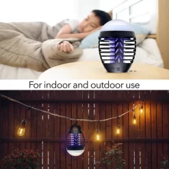 Dartwood Outdoor Bug Zapper - Waterproof, USB Rechargeable And Battery Powered Mosquito Killer, Insect Trap And Fly Swatter -Quality Garden Outdoor Store GUEST 2689694a 14c9 44fc b92c d30bab1ff602