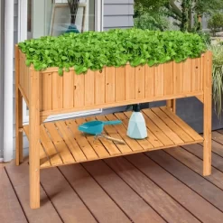 Raised Garden Bed Elevated Planter Box Shelf Standing Garden Herb Garden Wood -Quality Garden Outdoor Store GUEST 269691db d935 48a6 9716 933982a357c5