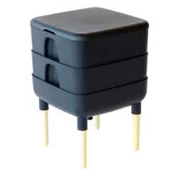 FCMP Outdoor The Essential Living Worm Composter 6 Gallon Resin Composting Bin System Indoor Modern Compost Storage W/2 Trays For Garden & Home -Quality Garden Outdoor Store GUEST 26c836bd b48a 434c 83e5 3274ddef9a2b