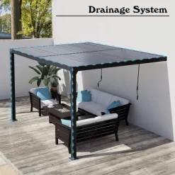 Aoodor Outdoor Louvered Pergola Adjustable Louvered Sloping Roof Wall-Mounted Pergola 16 Aoodor Outdoor Louvered Pergola Adjustable Louvered Sloping Roof Wall-Mounted Pergola -Quality Garden Outdoor Store GUEST 2759d87a 267c 4ac2 9d09 a235f25cd7a3